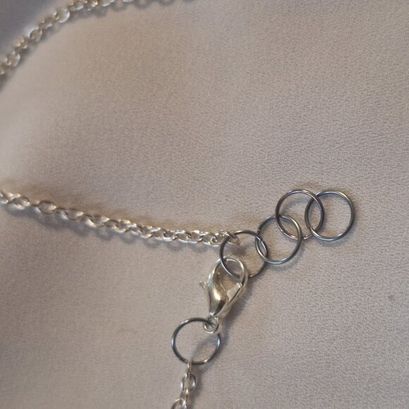 Artisan Handmade Resin Holographic Purple Gem Shape Necklace Earring Jewelry Set - Picture 3 of 6